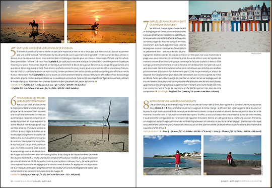 Compétence Photo Numéro 107 : Pleins feux sur les couleurs • Le bord de mer en France • Portrait et boîte à lumière • Photo animalière
