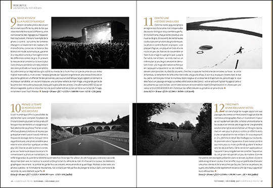 Compétence Photo Numéro 109 : Le noir et blanc • La retouche portrait • Transparences et réflexions • PhotoLab9