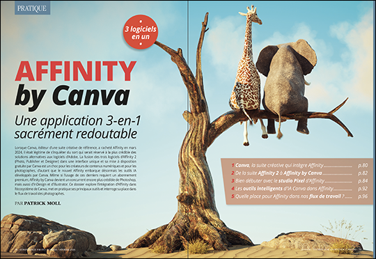 Compétence Photo Numéro 110 : La photo de rue • L'eau et le portrait • Affinity by Canva • Les arbres et la nature • Lightroom et les masques