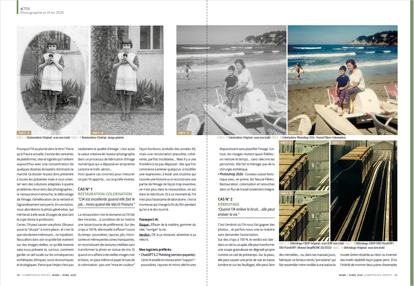 Compétence Photo Numéro 111 : La profondeur de champ • Le contre-jour • Les meilleurs outils IA de Luminar • Choisir son logiciel de catalogage.