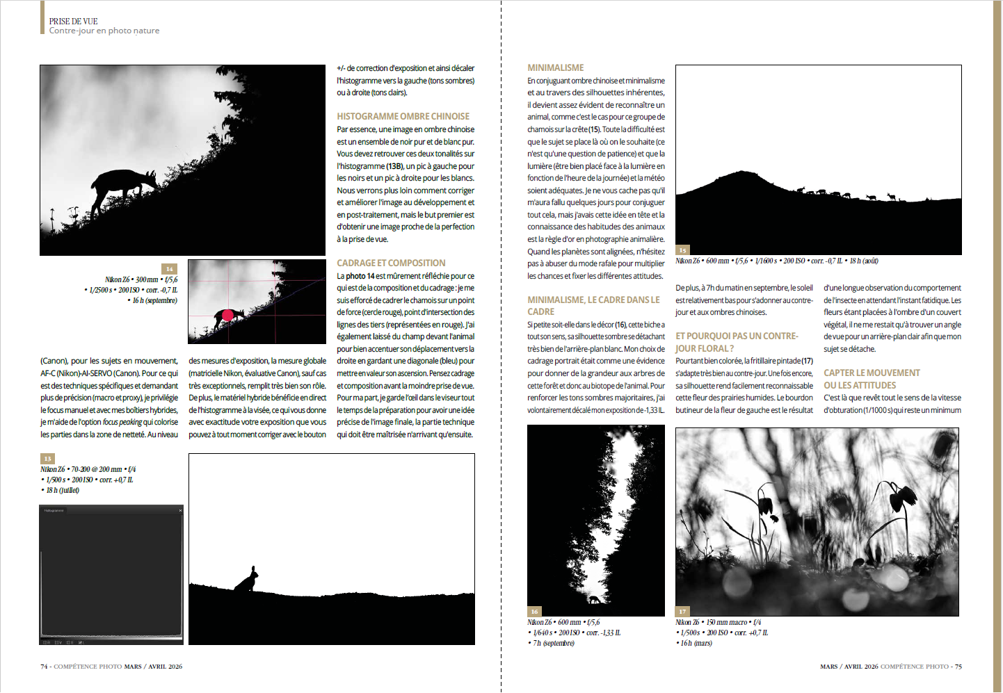 Compétence Photo Numéro 111 : La profondeur de champ • Le contre-jour • Les meilleurs outils IA de Luminar • Choisir son logiciel de catalogage.