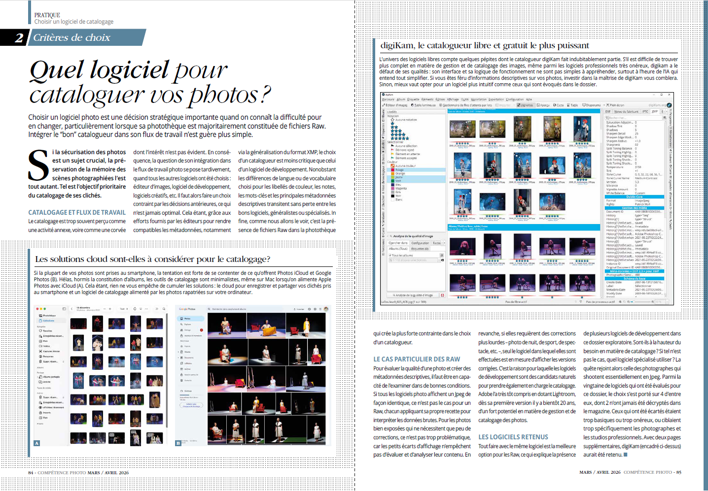 Compétence Photo Numéro 111 : La profondeur de champ • Le contre-jour • Les meilleurs outils IA de Luminar • Choisir son logiciel de catalogage.