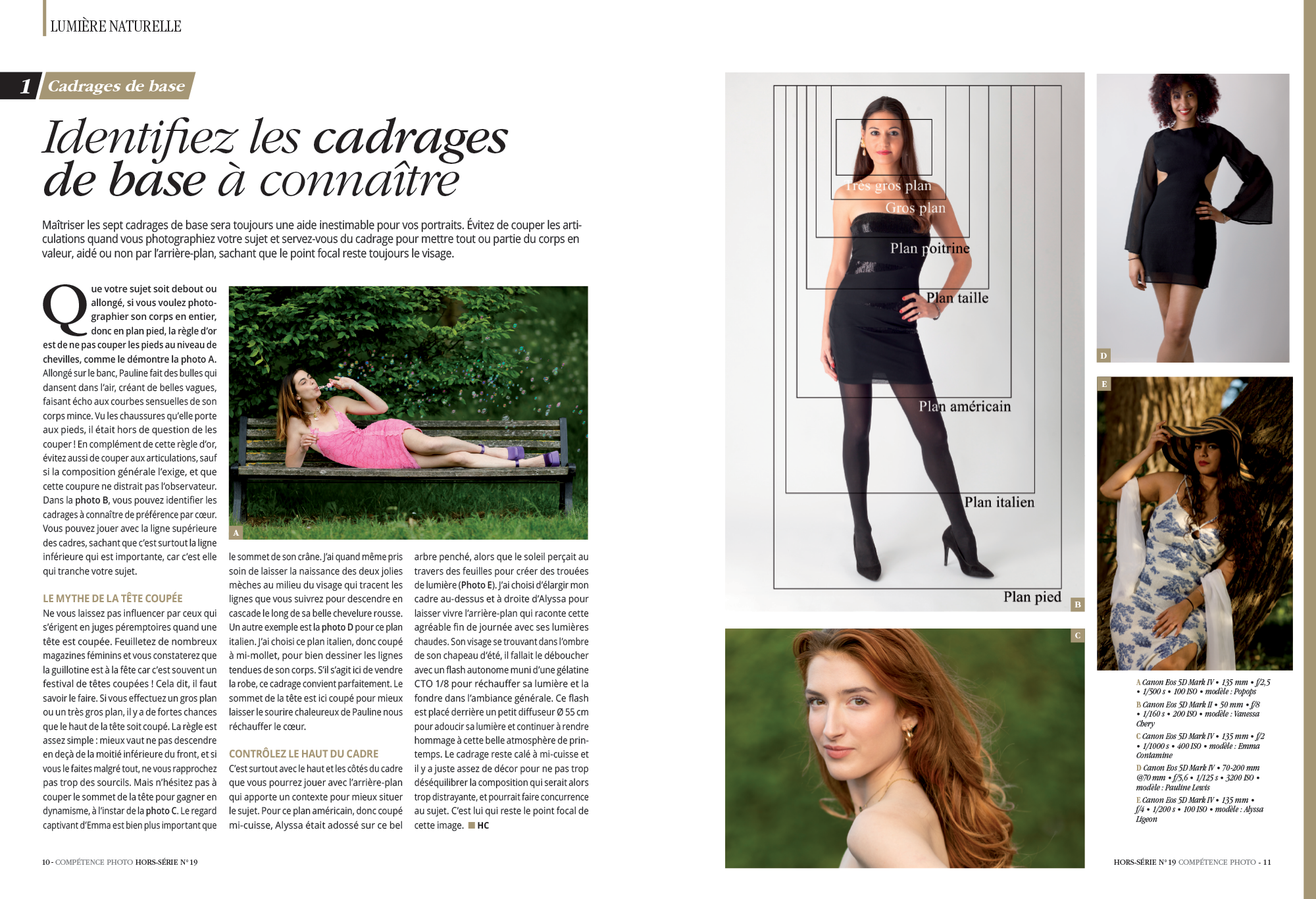 Les secrets du portrait • Compétence Photo hors-série n°19