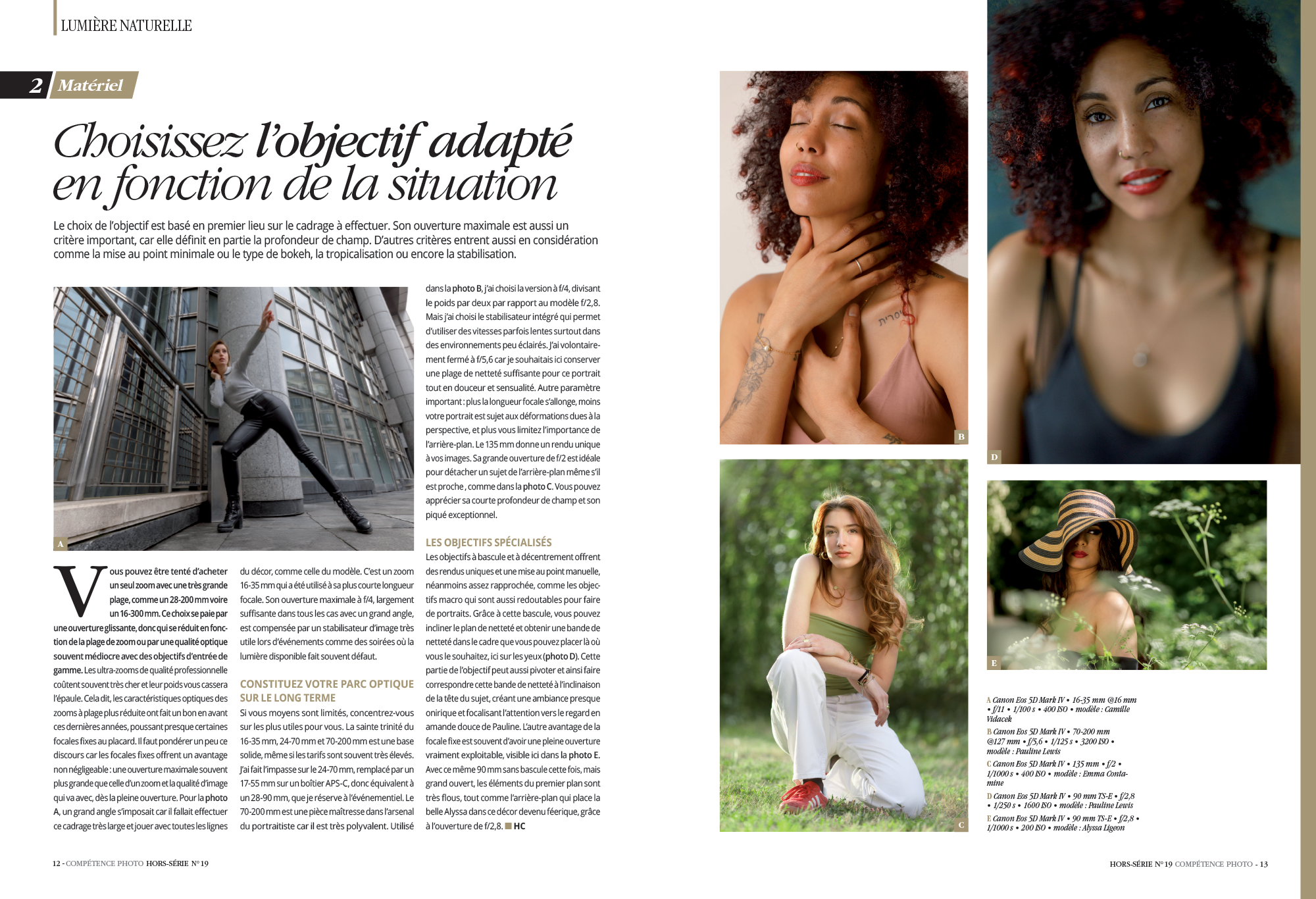 Les secrets du portrait • Compétence Photo hors-série n°19