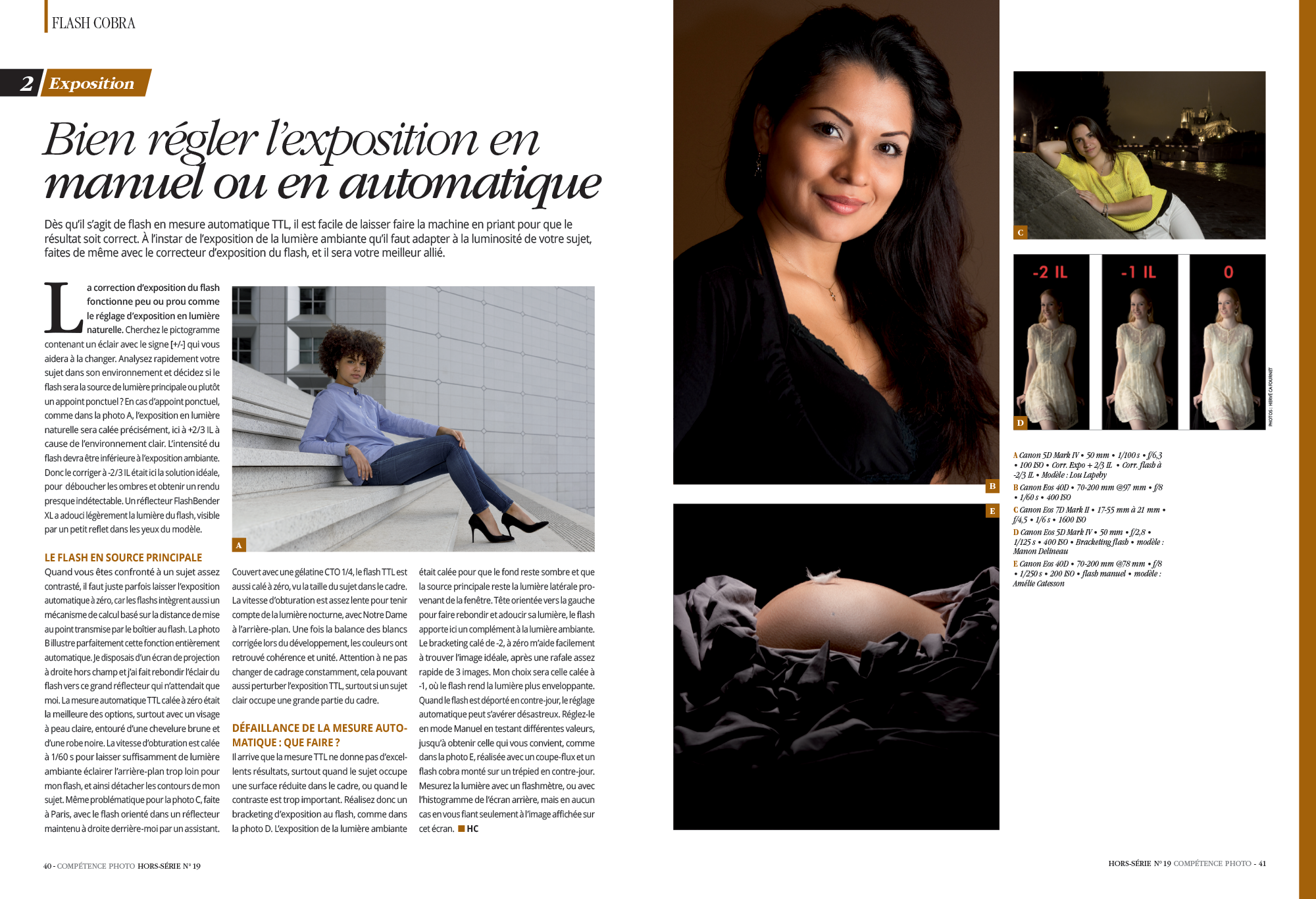 Les secrets du portrait • Compétence Photo hors-série n°19