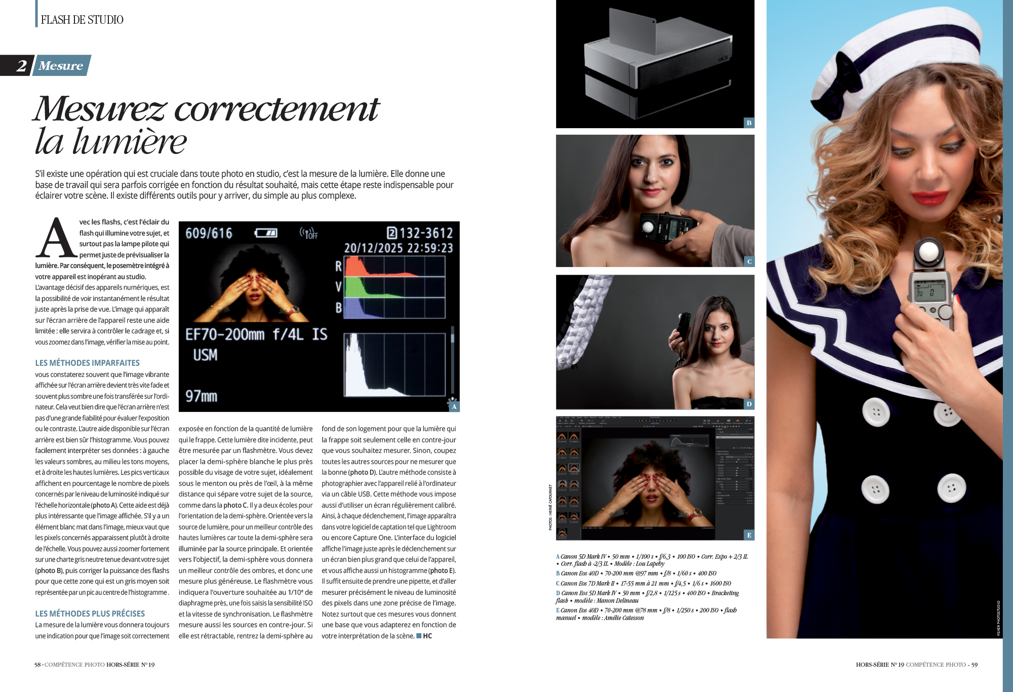 Les secrets du portrait • Compétence Photo hors-série n°19