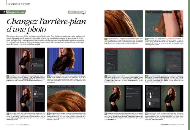 Téléchargez les photos du dossier "La retouche Portrait" - Compétence Photo hors-série n°19