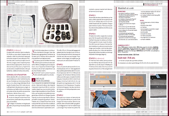 Transformez une valise pour votre matériel photo Transformez une valise pour votre matériel photo