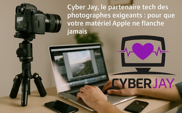 Cyber Jay, le partenaire tech des photographes exigeants : pour que votre matériel Apple ne flanche jamais