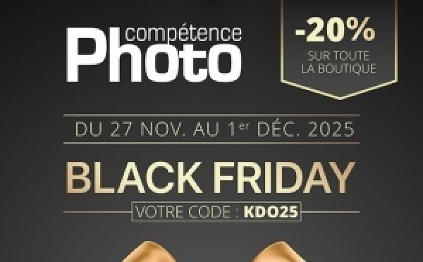 Compétence Photo fait son Black Friday, du 27 novembre au 1er décembre 2025