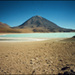 Bolivie : laguna vert fluorescent en face du Licancabur  - Ludovic Coudray