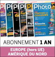 Abonnement Compétence Photo • 1 an • EUROPE (hors UE) • AMÉRIQUE DU NORD