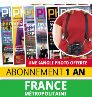 Abonnement Compétence Photo • 1 an • France • UNE SANGLE PHOTO OFFERTE