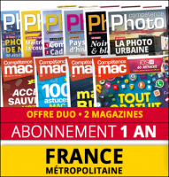 Abonnement Duo • Compétence Photo + Compétence Mac • 1 an • France Abonnement Duo • Compétence Photo + Compétence Mac • 1 an • France